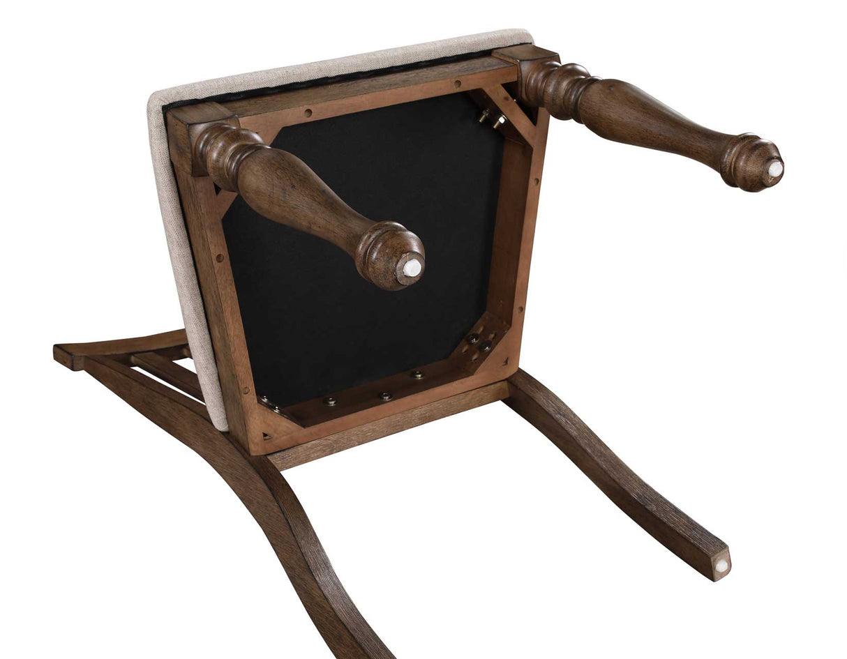 Joanna Caramel Brown Dining Room Set by Steve Silver at Eve Furniture