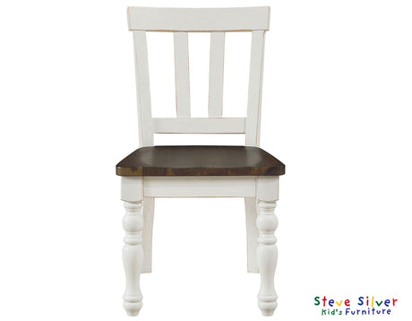 Joanna Ivory/Mocha 5-Piece Kids Dining Set by Steve Silver at Eve Furniture