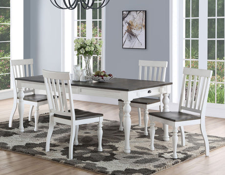 Joanna Ivory/Mocha Dining Room Set by Steve Silver at Eve Furniture