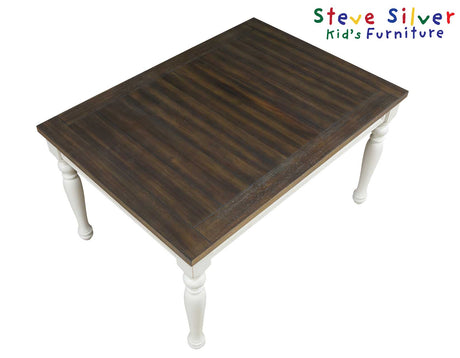 Joanna Mocha/Ivory Kids Dining Table by Steve Silver at Eve Furniture