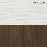 Joanna Mocha/Ivory Solid Wood Kids Dining Side Chair by Steve Silver at Eve Furniture