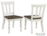 Joanna Mocha/Ivory Solid Wood Kids Dining Side Chair by Steve Silver at Eve Furniture