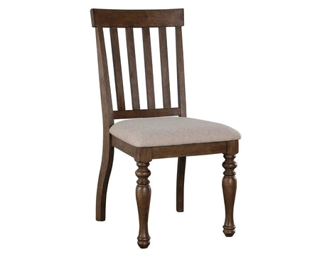 Joanna Side Chair, Brown by Steve Silver at Eve Furniture