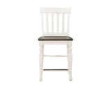 Joanna Two Tone 24″ Counter Stool, Set of 2 by Steve Silver at Eve Furniture