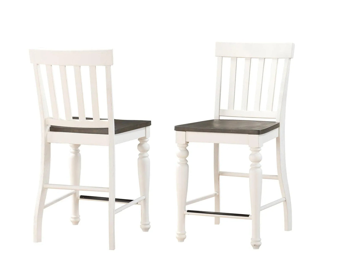Joanna Two Tone 24″ Counter Stool, Set of 2 by Steve Silver at Eve Furniture