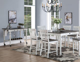 Joanna Two Tone Counter Table w/18″ Leaf by Steve Silver at Eve Furniture