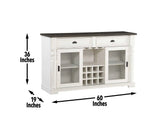 Joanna Two Tone Server by Steve Silver at Eve Furniture