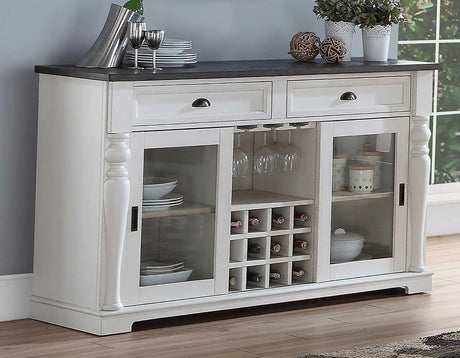 Joanna Two Tone Server by Steve Silver at Eve Furniture