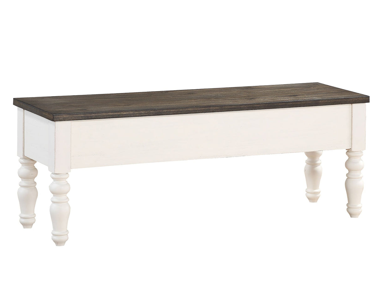 Joanna Two Tone Storage Bench