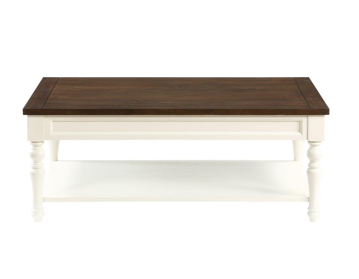 Joanna Coffee Table with Casters by Steve Silver at Eve Furniture