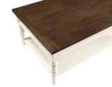Joanna Coffee Table with Casters by Steve Silver at Eve Furniture