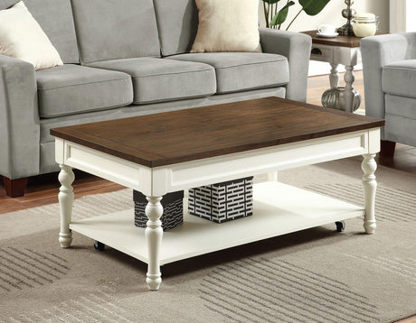Joanna Coffee Table with Casters by Steve Silver at Eve Furniture