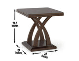 Jocelyn 3-Piece Set (Cocktail & 2 End Tables) by Steve Silver at Eve Furniture