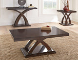 Jocelyn 3-Piece Set (Cocktail & 2 End Tables) by Steve Silver at Eve Furniture