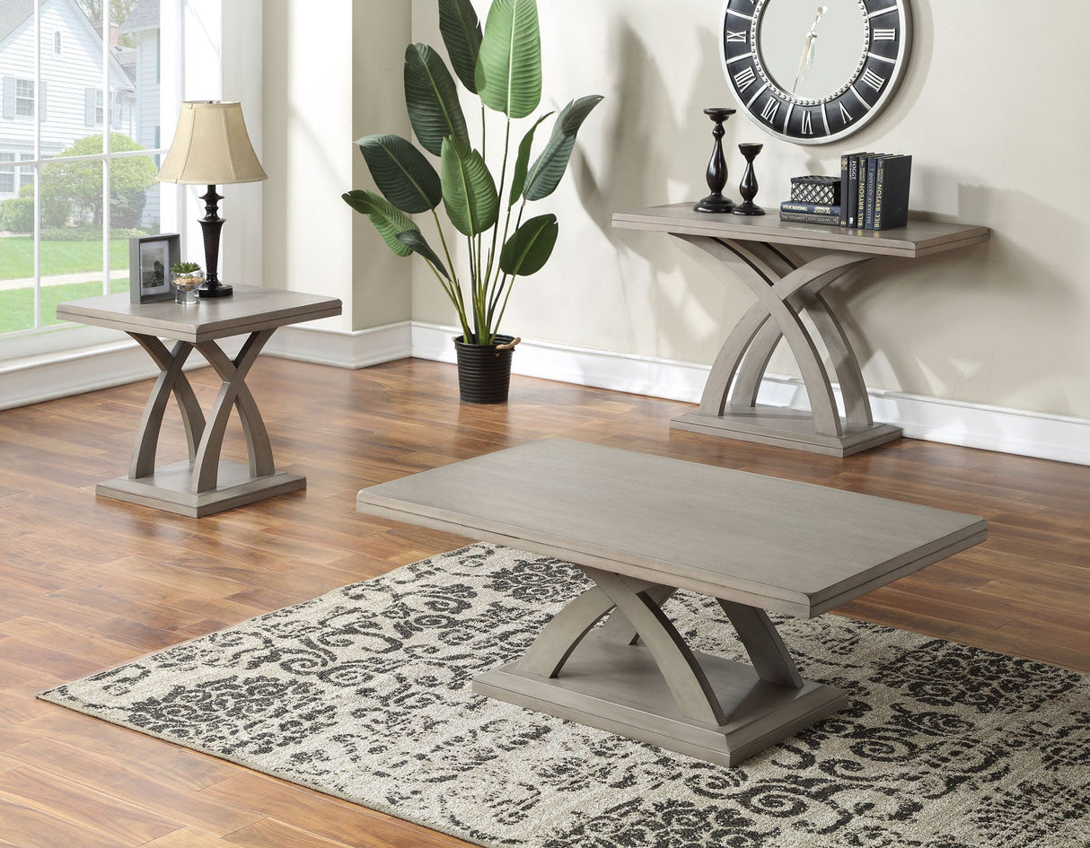 Jocelyn End Table, Grey