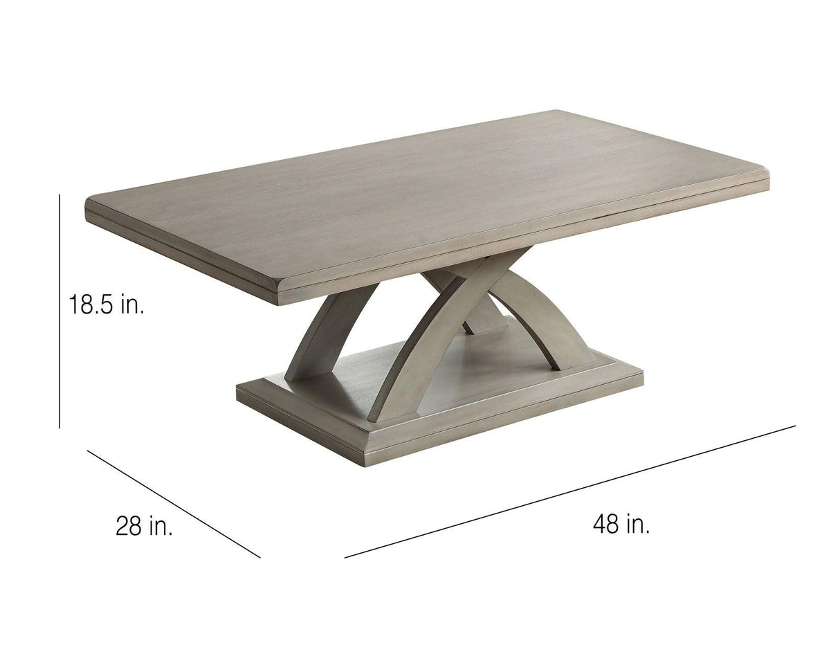 Jocelyn Gray Cocktail Table by Steve Silver at Eve Furniture