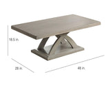 Jocelyn Gray Cocktail Table by Steve Silver at Eve Furniture