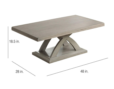 Jocelyn Gray Cocktail Table by Steve Silver at Eve Furniture