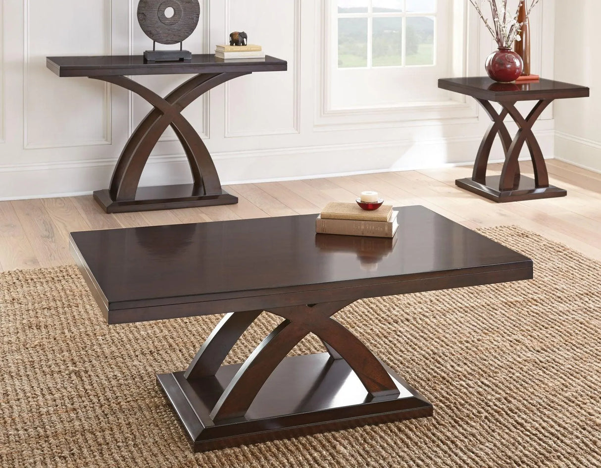 Jocelyn 3-Piece Set (Cocktail & 2 End Tables) by Steve Silver at Eve Furniture