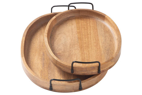 Jocelyne Brown/Black Tray by Ashley at Eve Furniture