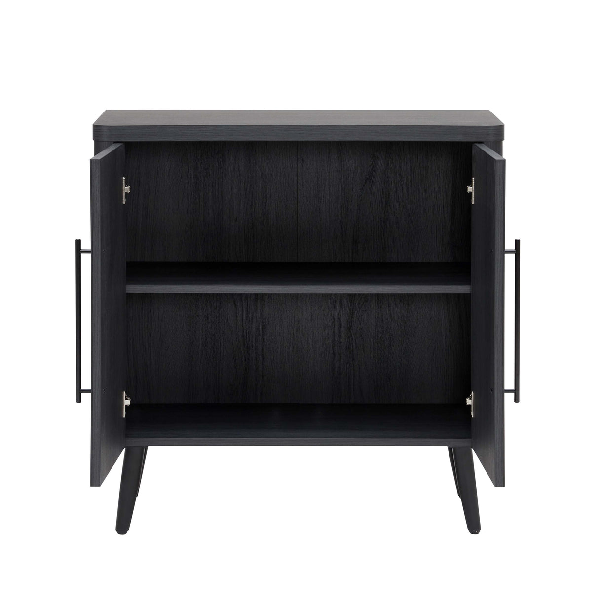 Jodie Accent Cabinet in Charcoal Grey by Manhattan Comfort at Eve Furniture