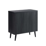 Jodie Accent Cabinet in Charcoal Grey by Manhattan Comfort at Eve Furniture