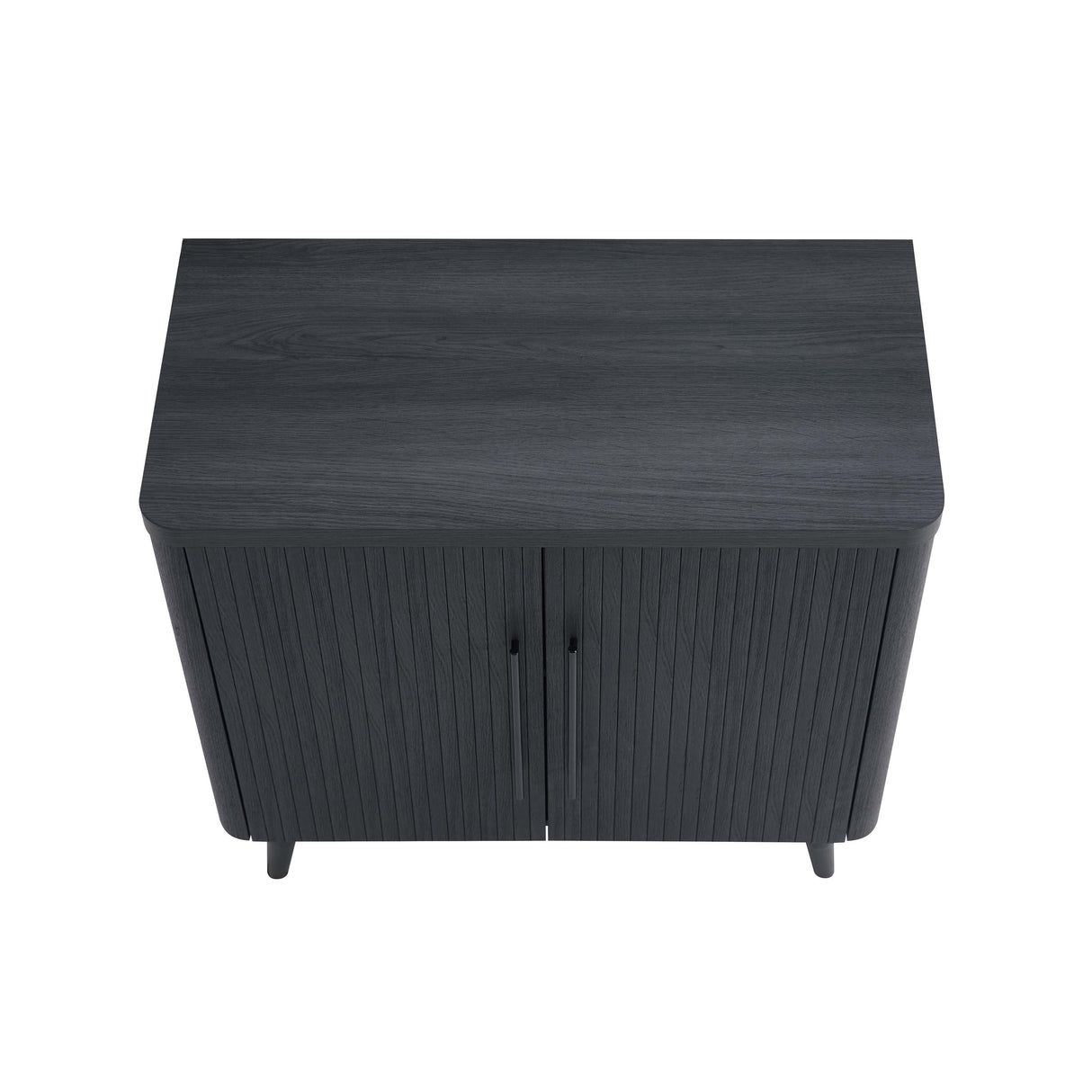 Jodie Accent Cabinet in Charcoal Grey by Manhattan Comfort at Eve Furniture