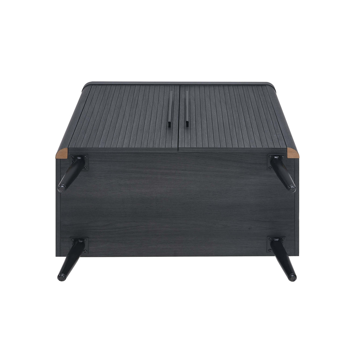 Jodie Accent Cabinet in Charcoal Grey by Manhattan Comfort at Eve Furniture