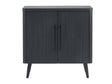 Jodie Accent Cabinet in Charcoal Grey by Manhattan Comfort at Eve Furniture