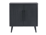 Jodie Accent Cabinet in Charcoal Grey by Manhattan Comfort at Eve Furniture