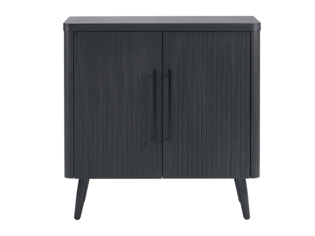 Jodie Accent Cabinet in Charcoal Grey by Manhattan Comfort at Eve Furniture