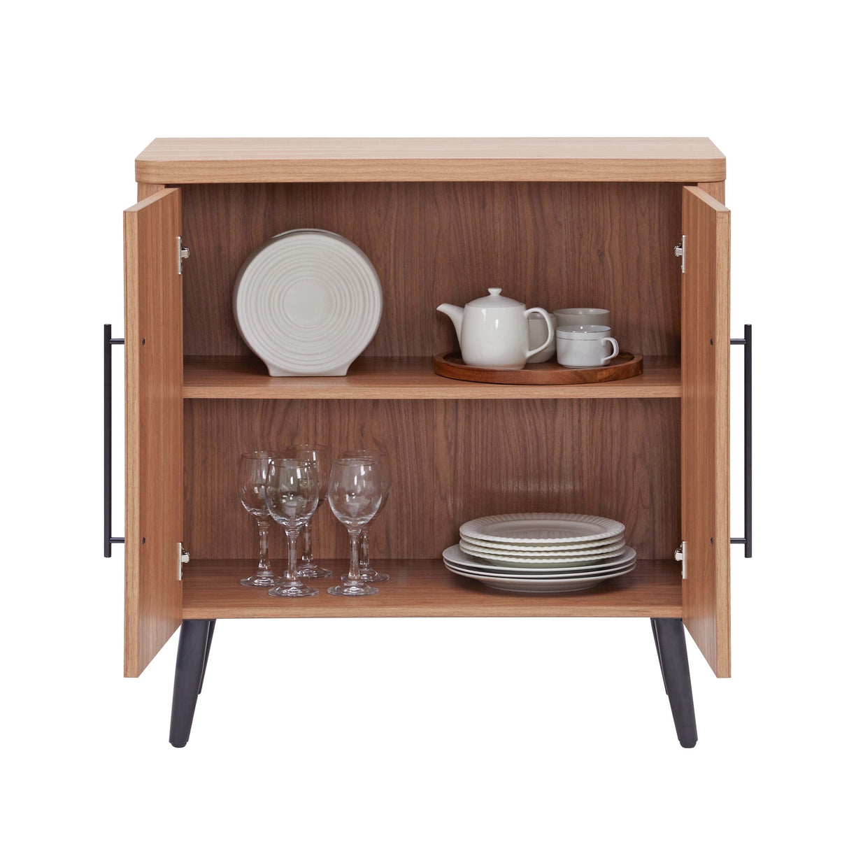 Jodie Accent Cabinet in Maple by Manhattan Comfort at Eve Furniture