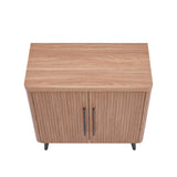 Jodie Accent Cabinet in Maple by Manhattan Comfort at Eve Furniture