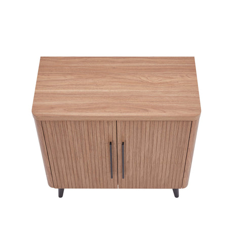 Jodie Accent Cabinet in Maple by Manhattan Comfort at Eve Furniture