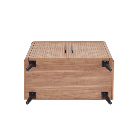 Jodie Accent Cabinet in Maple by Manhattan Comfort at Eve Furniture