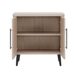 Jodie Accent Cabinet in Whitewashed Oak by Manhattan Comfort at Eve Furniture