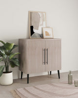 Jodie Accent Cabinet in Whitewashed Oak by Manhattan Comfort at Eve Furniture