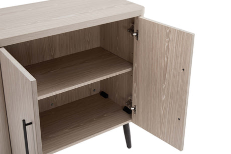 Jodie Accent Cabinet in Whitewashed Oak by Manhattan Comfort at Eve Furniture