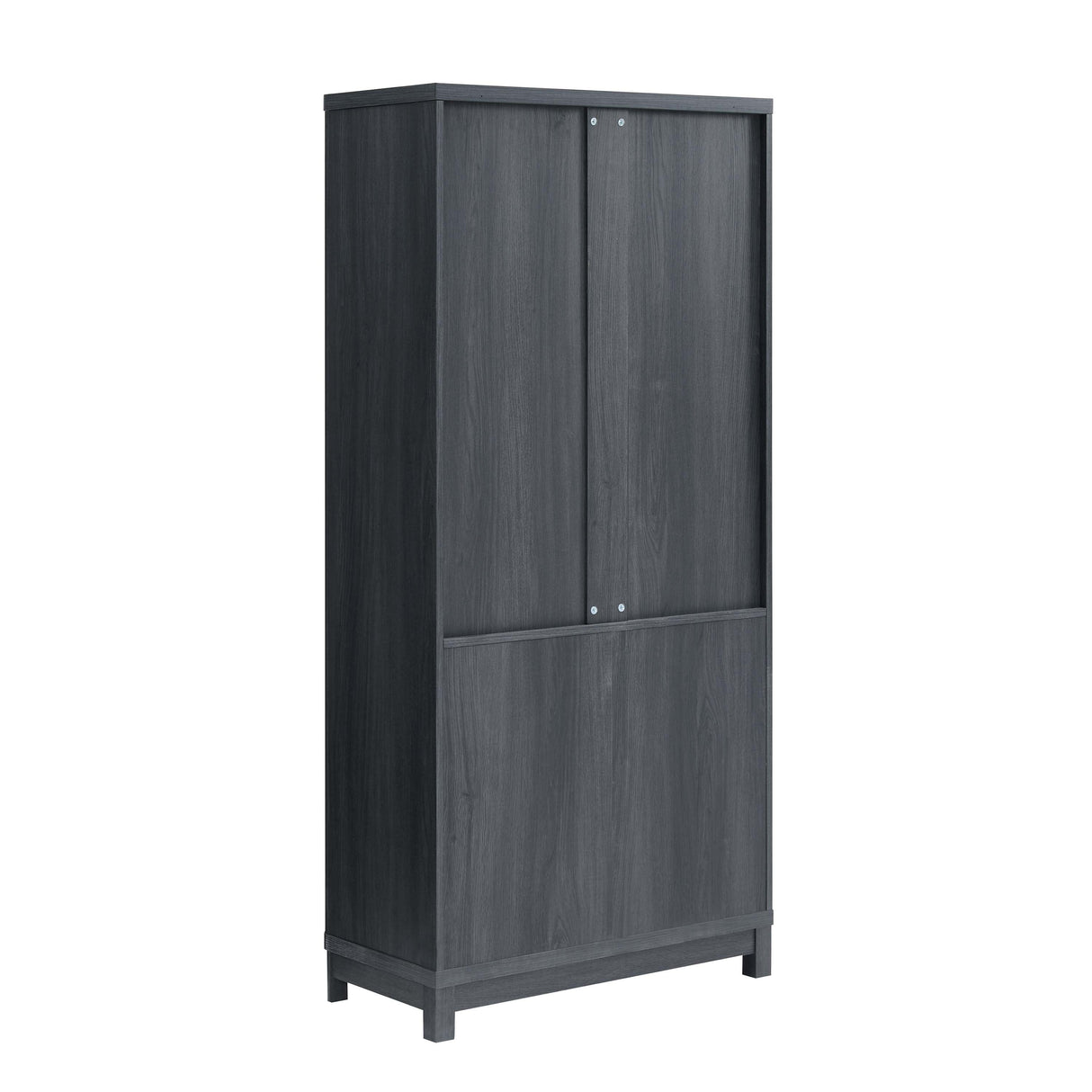 Jodie Bookcase in Charcoal Grey by Manhattan Comfort at Eve Furniture