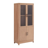 Jodie Bookcase in Maple by Manhattan Comfort at Eve Furniture