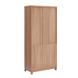 Jodie Bookcase in Maple by Manhattan Comfort at Eve Furniture