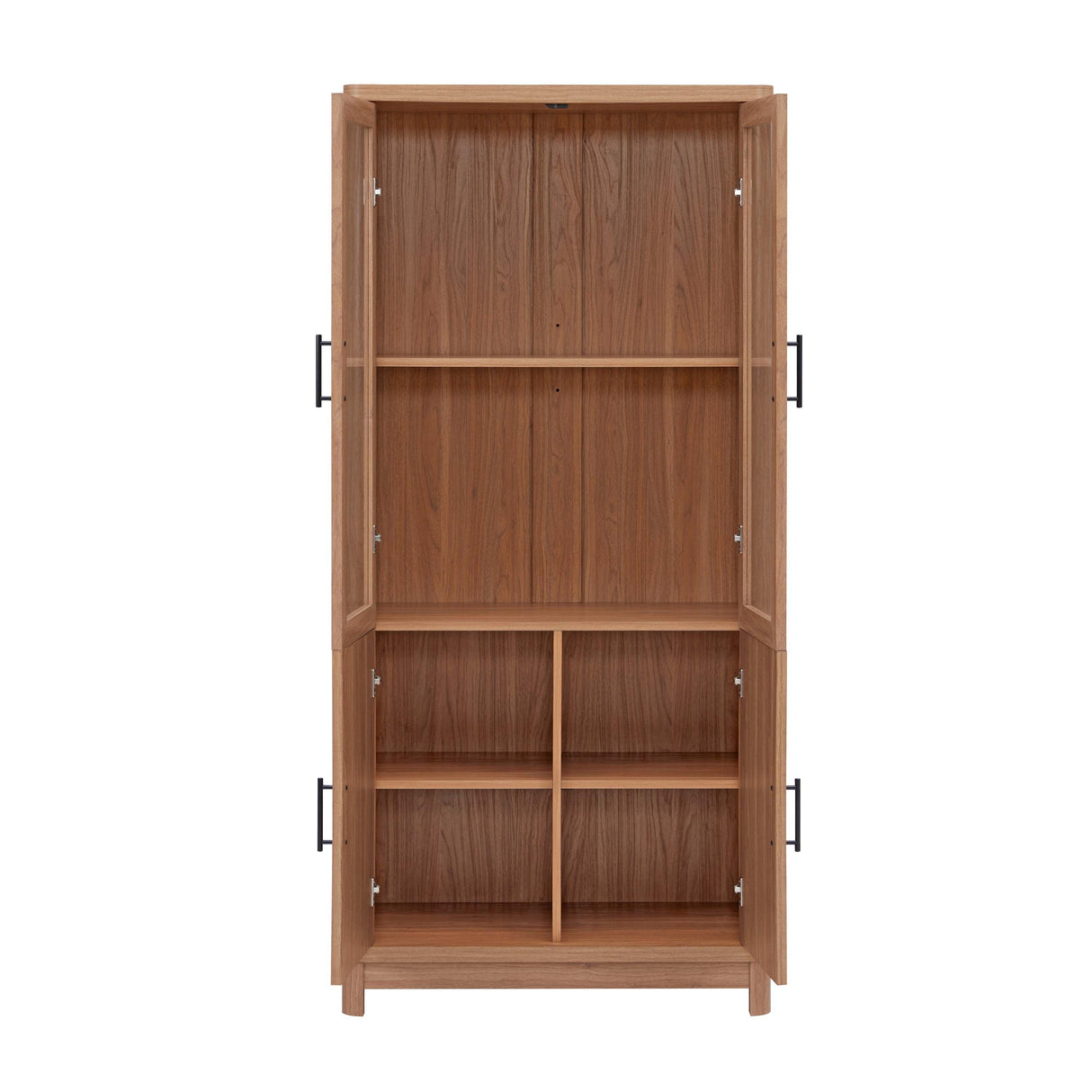 Jodie Bookcase in Maple (set of 2) by Manhattan Comfort at Eve Furniture