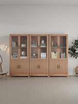 Jodie Bookcase in Maple (set of 3) by Manhattan Comfort at Eve Furniture