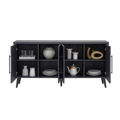 Jodie Sideboard in Charcoal Grey by Manhattan Comfort at Eve Furniture