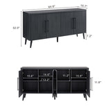 Jodie Sideboard in Charcoal Grey by Manhattan Comfort at Eve Furniture