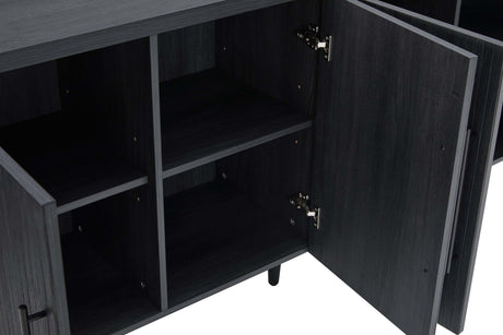 Jodie Sideboard in Charcoal Grey by Manhattan Comfort at Eve Furniture