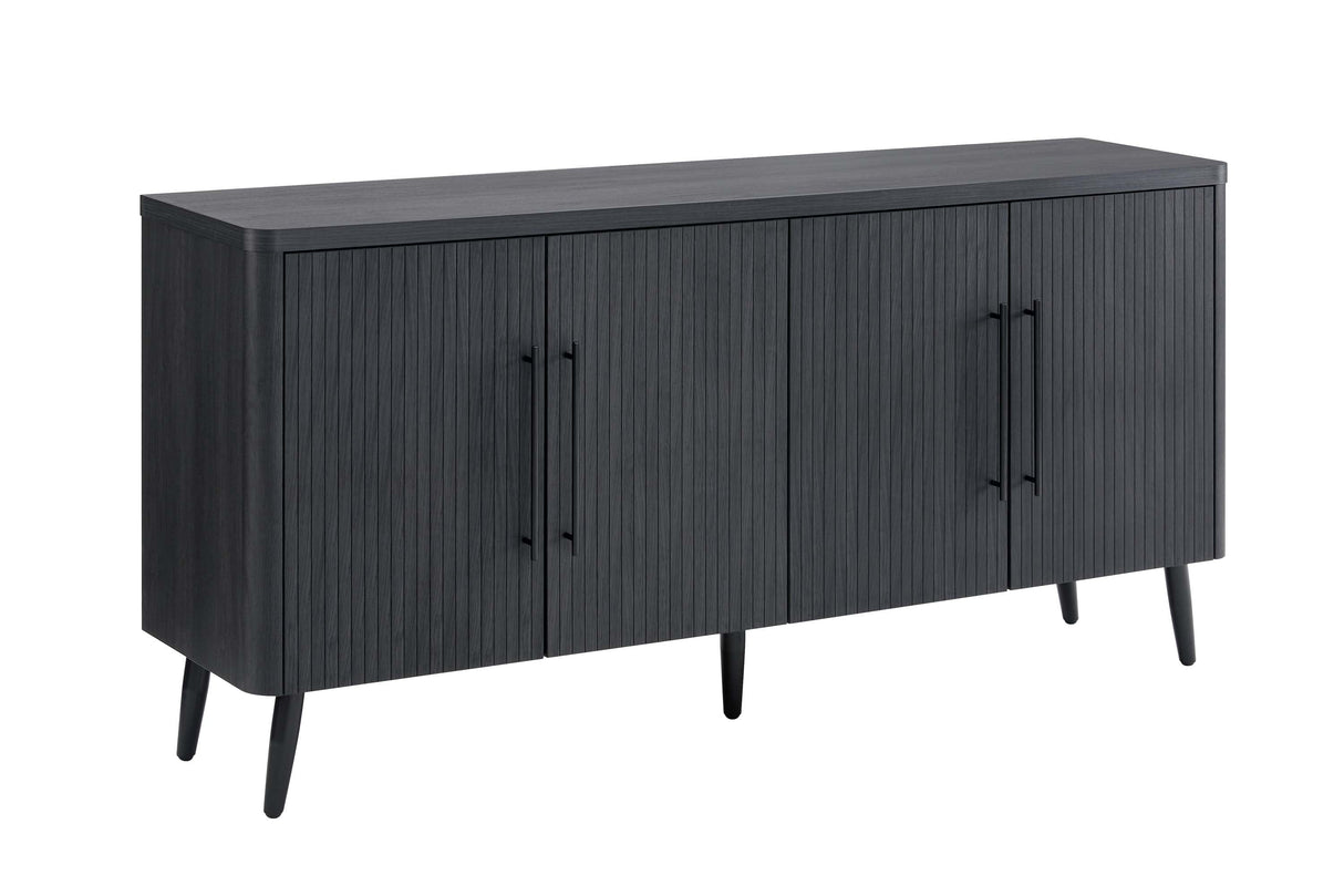 Jodie Sideboard in Charcoal Grey by Manhattan Comfort at Eve Furniture