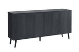 Jodie Sideboard in Charcoal Grey by Manhattan Comfort at Eve Furniture