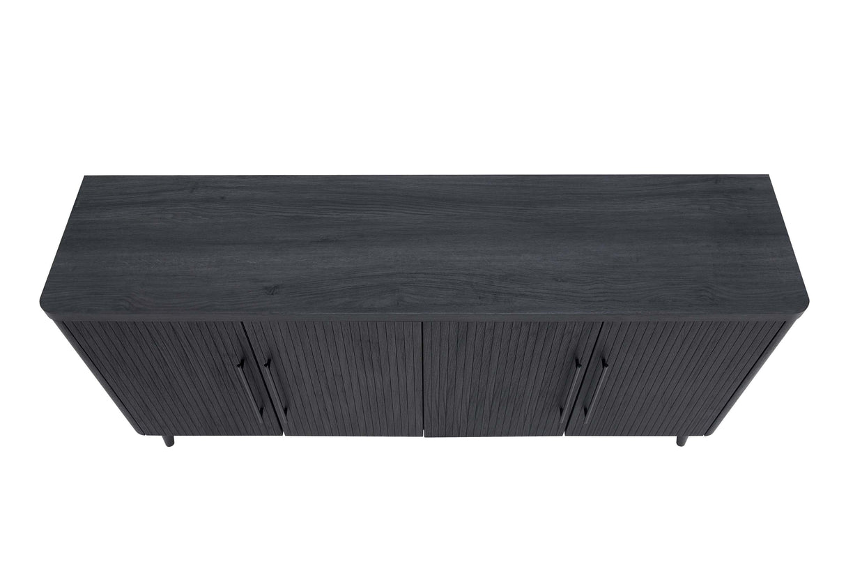 Jodie Sideboard in Charcoal Grey by Manhattan Comfort at Eve Furniture