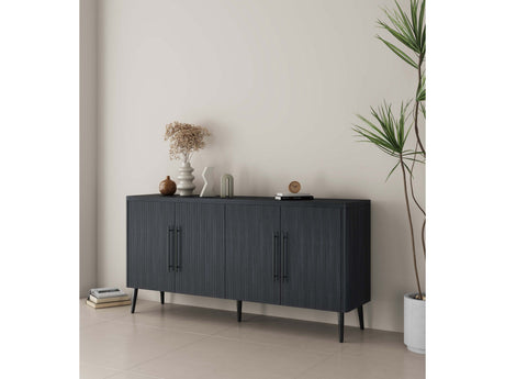 Jodie Sideboard in Charcoal Grey by Manhattan Comfort at Eve Furniture